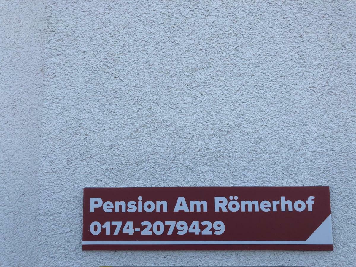 Pension Am Roemerhof Münzenberg Esterno foto